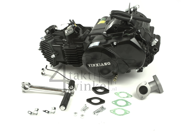 Engine, 160cc, Manual clutch, YX, 4-speed, black