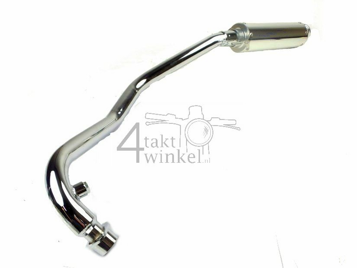 Exhaust tuning, down swept, NHRC, aluminum, euro-4