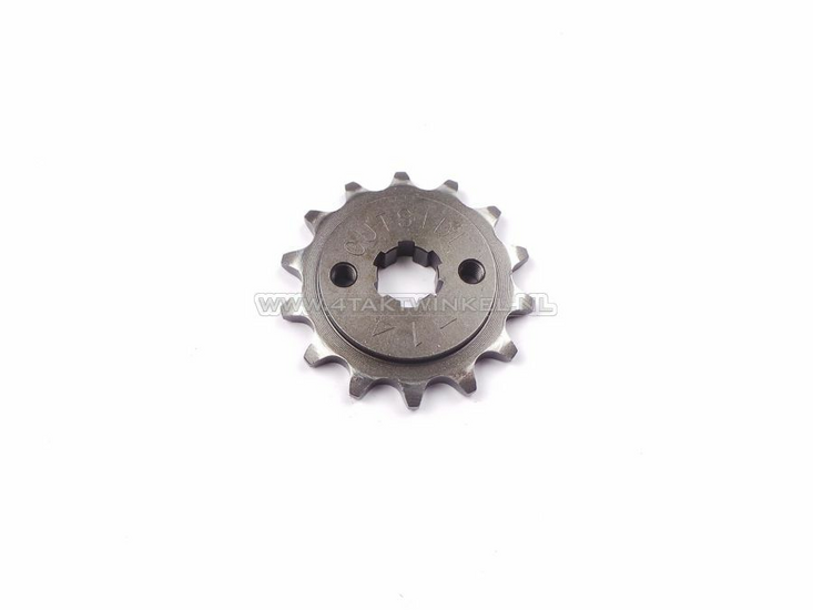 Front sprocket, 420 chain, 17mm shaft, 14, original Honda