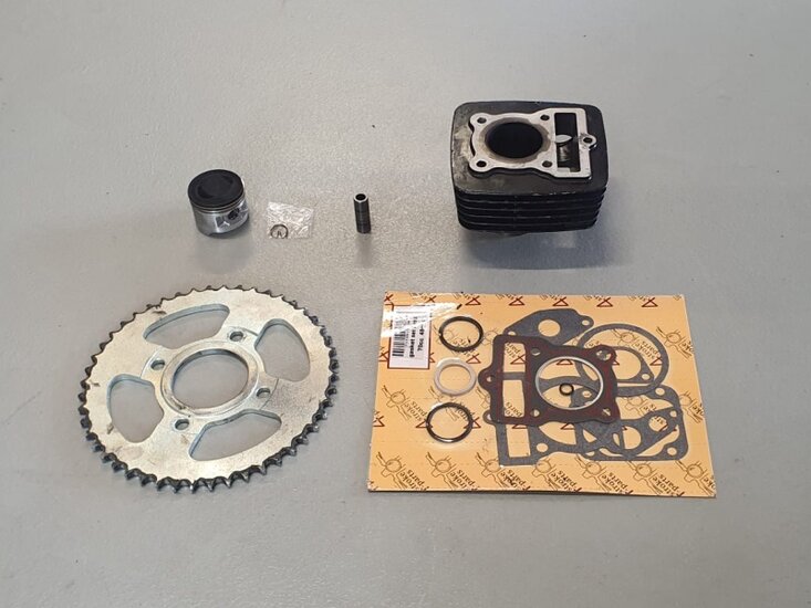 Cylinder kit, with piston &amp; gasket, 70cc, Mash, Orion, Zhenhua, black used product