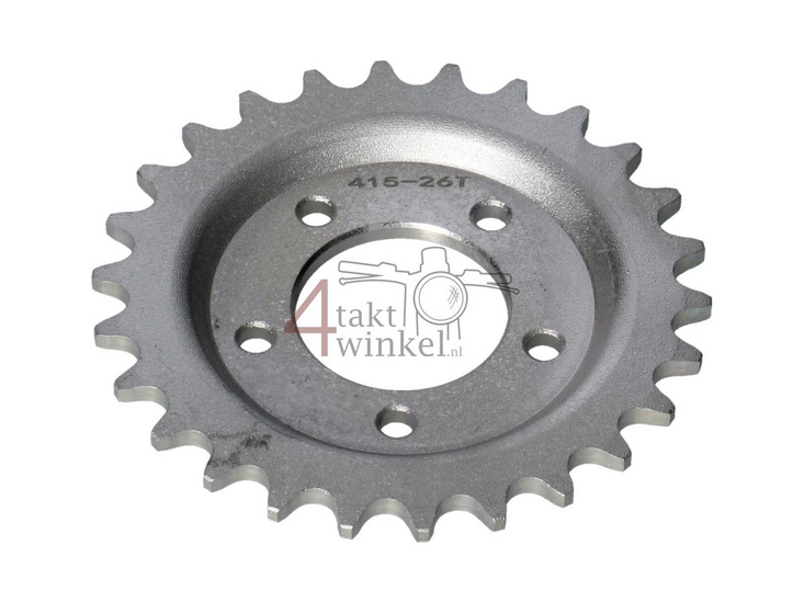 Rear sprocket Novio, PC50, 5 holes, 26