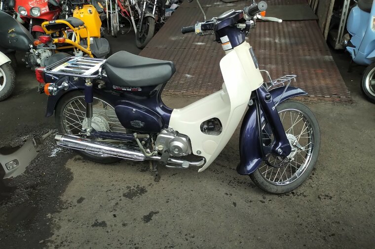 EXPECTED: Honda C50 NT Japanese, Blue, 5504 km