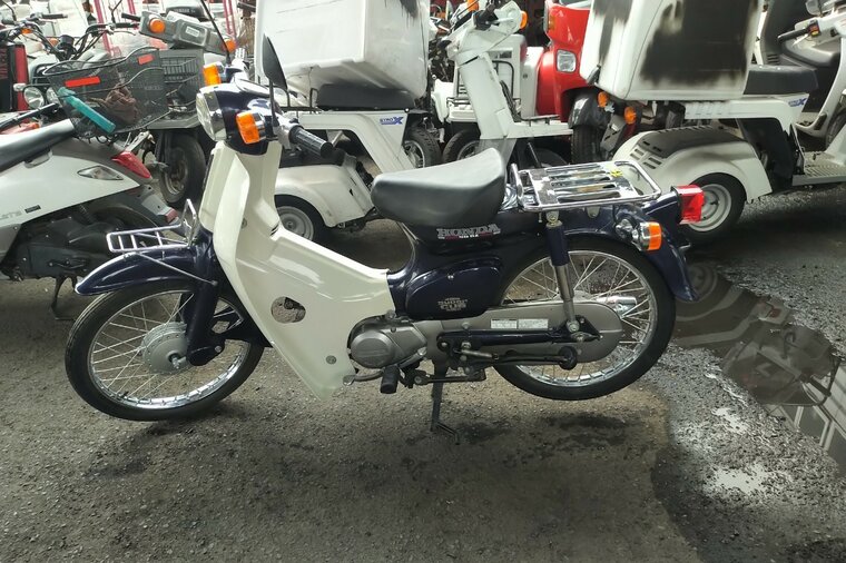 EXPECTED: Honda C50 NT Japanese, Blue, 5504 km