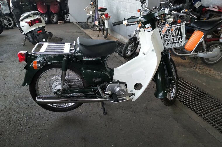 EXPECTED: Honda C50 NT, Japanese, Green, 6167 km