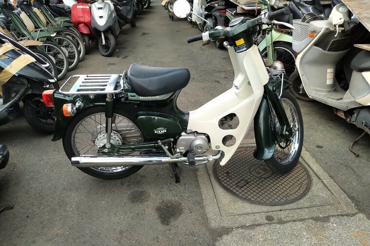 EXPECTED: Honda C50 NT, Japanese, Green, 10846 km