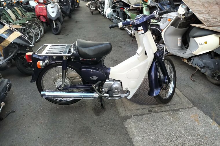 EXPECTED: Honda C50 NT Japanese, Blue, 6207 km