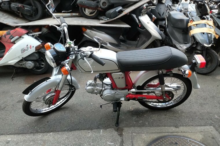 EXPECTED: Honda CD50s Benly, Japanese, Red, 16637 km