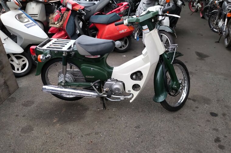 EXPECTED: Honda C50 NT, Japanese, Green, 11148 km