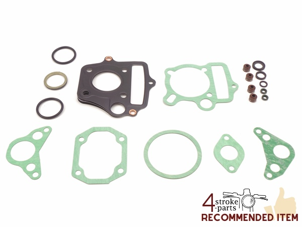 Gasket set A, head &amp; cylinder, 39mm, 50cc, R-design, fits SS50, C50, Dax