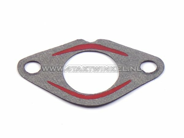 Gasket, manifold - carburettor, wide flange, 24mm hole