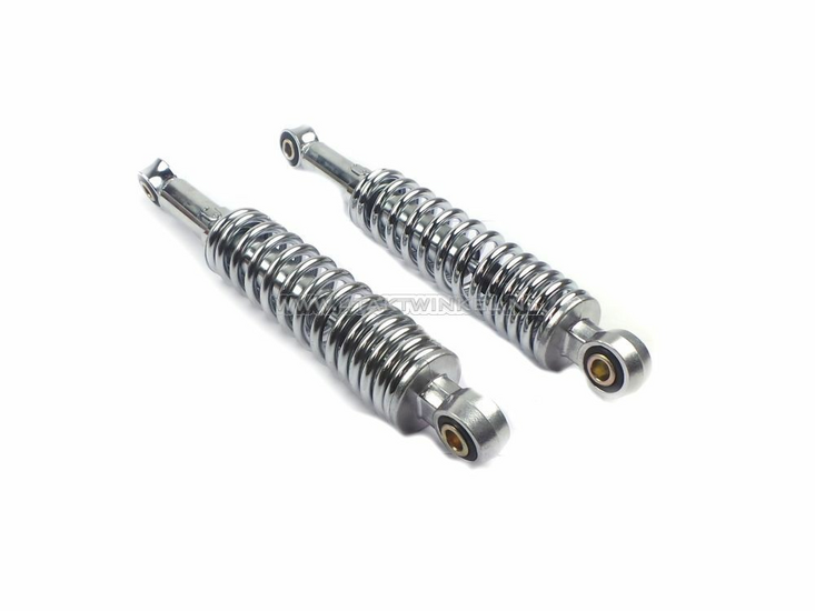 Shock absorber set 280mm, chrome