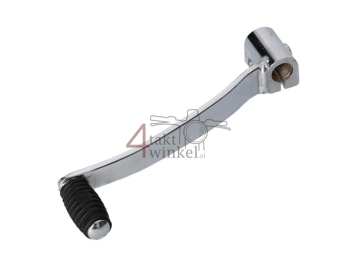 Gear pedal single chrome long attachment, for 12mm shaft