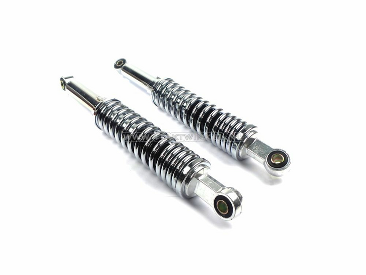 Shock absorber set 365mm, chrome