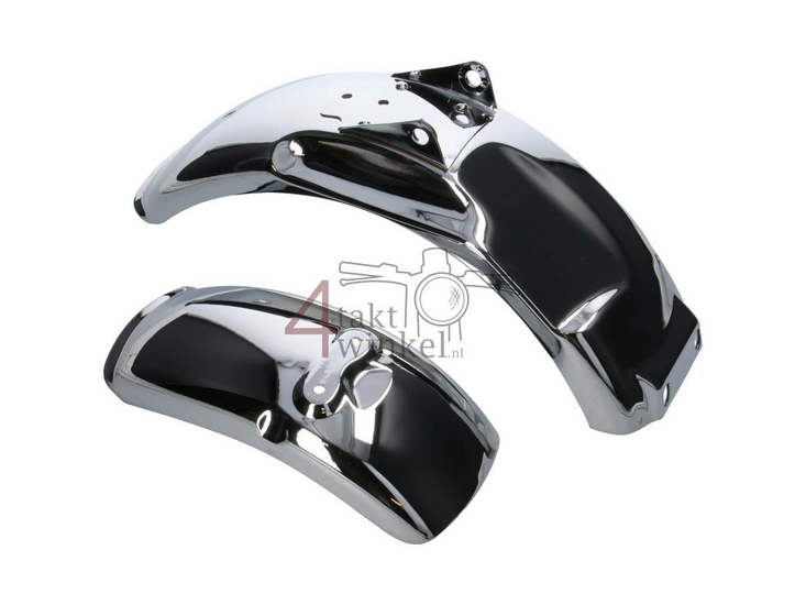 Mudguard set, fits Z50J Monkey, chrome