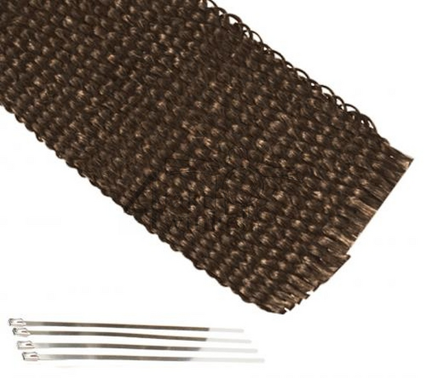 Exhaust heat wrap, 50mm x 5m, beige