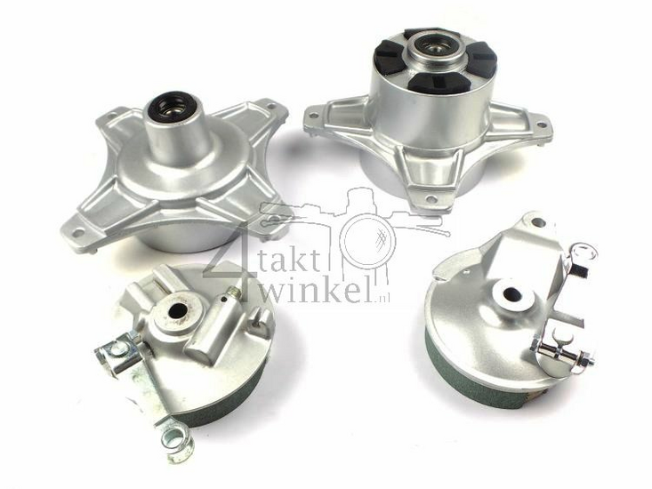 Hub Dax set front &amp; rear, silver