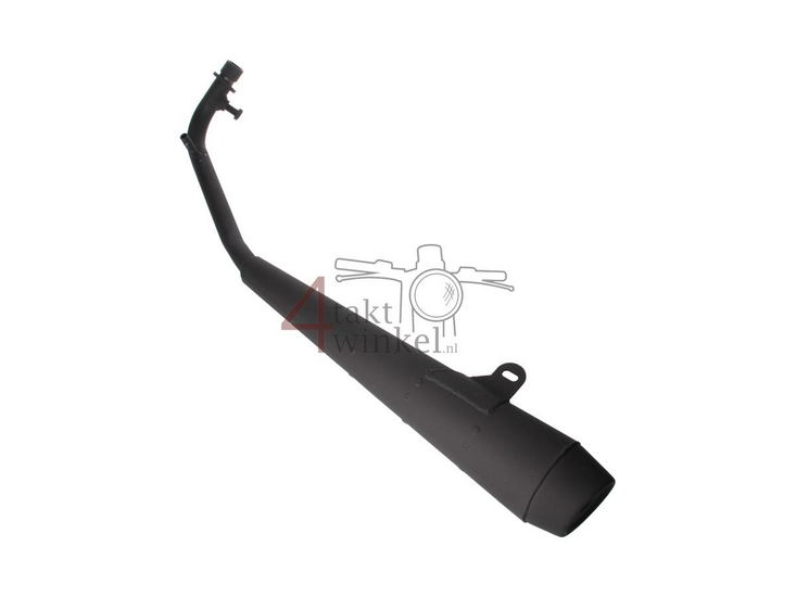 Exhaust standard, Hanway RAW50 euro5, black