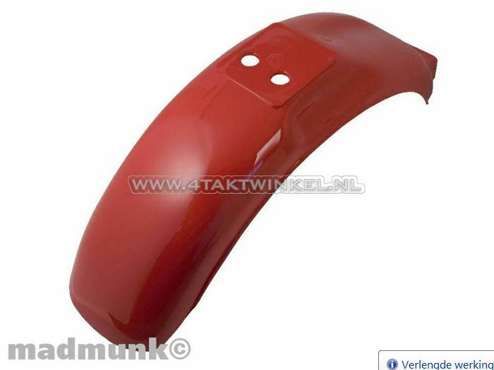 Mudguard rear Monkey, red plastic