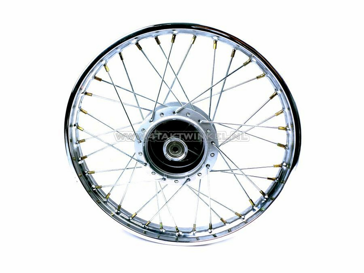 Wheel complete, front wheel, 17&quot;, fits C50 NT, CD50s Benly