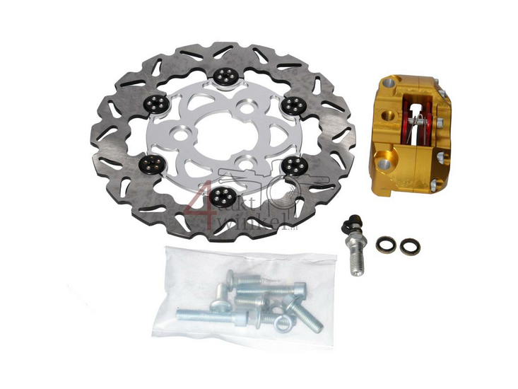 Brake disc &amp; caliper conversion kit, replica Dax