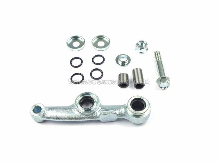 Shock absorber, suspension arm, C50 left overhaul kit, original Honda