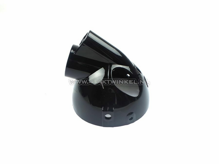 Headlight housing Ape &amp; Monkey, with neutral light hole, black