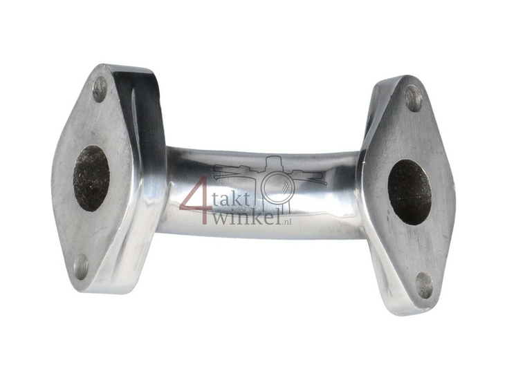 Manifold Dax, Monkey, 16mm, straight to rear, wide flange, polished