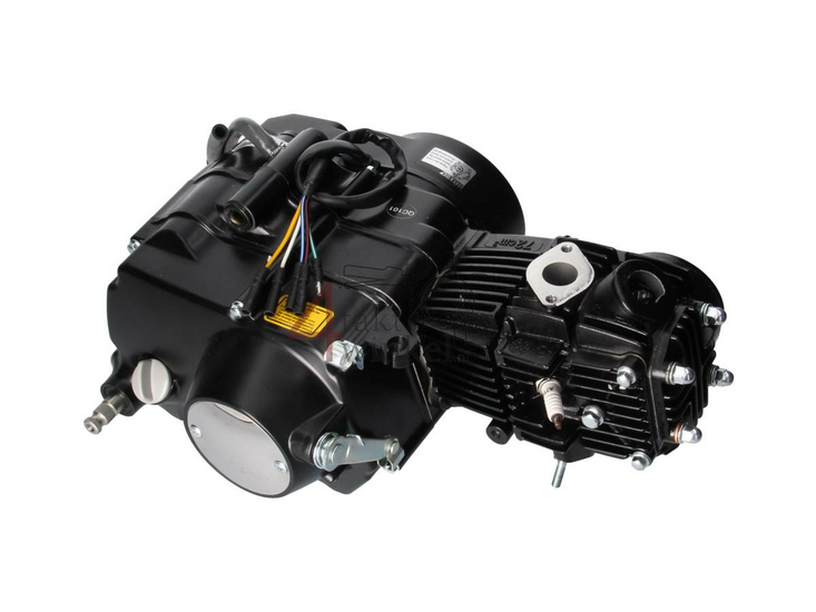 Engine, 70cc, manual clutch, YX, 4-speed, black 2nd chance product