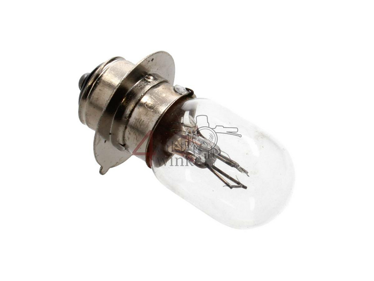 Bulb headlight PX15d, dual, 6 volts, 15-15 watts, e.g. C50