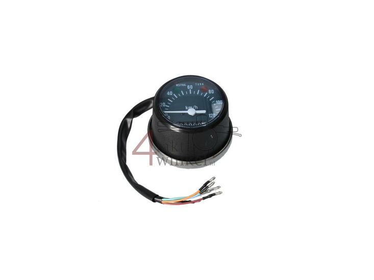 Speedometer, including sockets, fits SS50, CD50, blue background