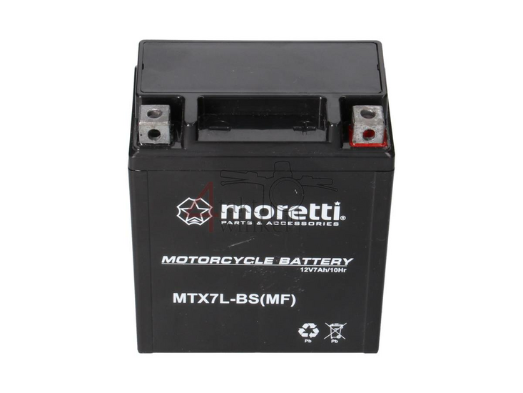 Battery 12 volt 7 ampere AGM, MTX7E-BS, useable for Mash Fifty 2nd chance product