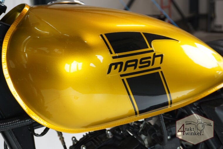 Mash Fifty, 50cc, yellow, Euro 5, 2025, 3624km