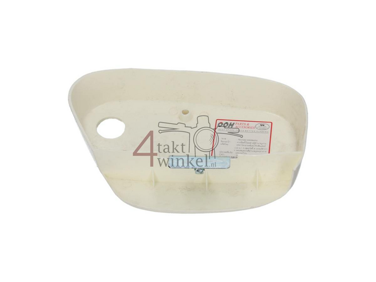 Side cover white left, fits C50 OT 2nd chance product