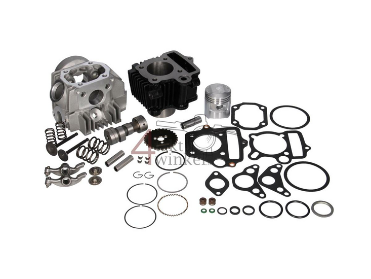Cylinder kit, with piston &amp; gasket &amp; cylinder head 70cc, Honda OT