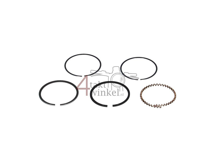 Piston rings, CB50, Novio, Amigo, PC50, 50cc 42.00mm standard