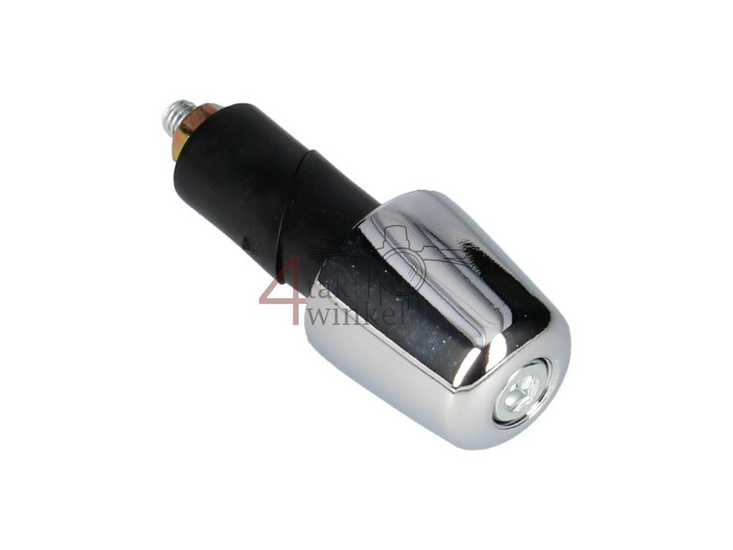 Handlebar weight / balance, universal, 22mm, chrome