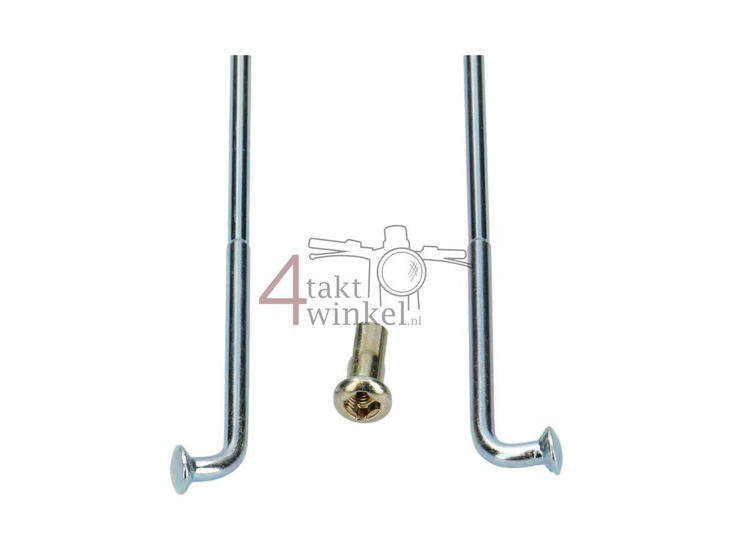 Spokes set 17" rear wheel original look, fits SS50, CD50, C50, CB50