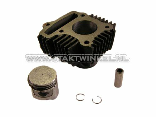 Cylinder kit, with piston, honed 50cc PC50, PS50 (with bite)