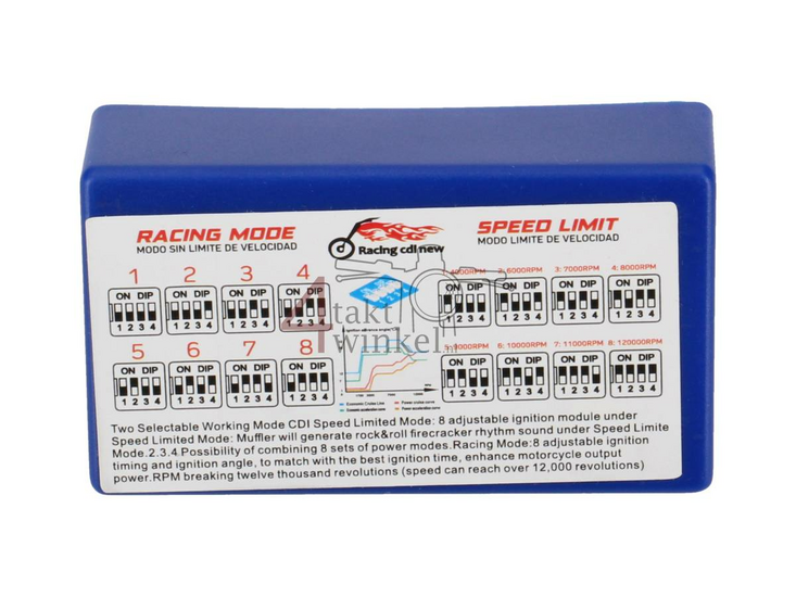 CDI unit, AC, limited, adjustable