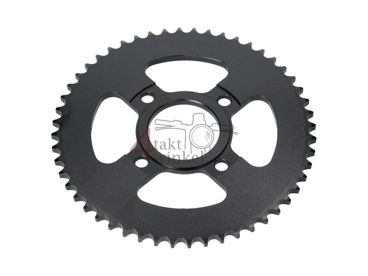 Rear sprocket Mash Fifty, 52 teeth, 428 chain, black