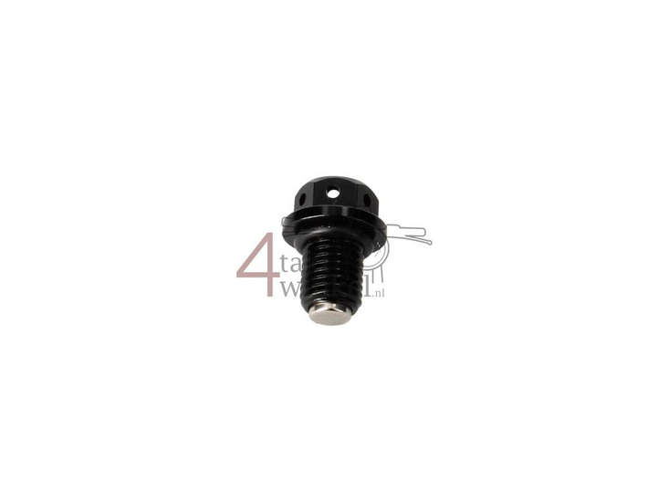 Oil drain plug magnetic m12 x 1.5 black