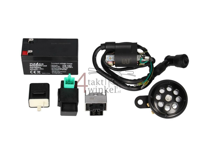 CDI ignition conversion kit &amp; 12 volt electricity, light flywheel, fits C50, Dax, Chaly, Monkey