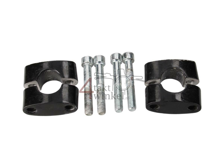 Handlebar clamp, complete, set of 2, Mash Fifty, used product