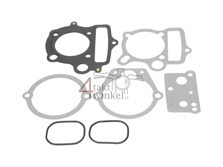 Gasket set A, head &amp; cylinder, R-design, 52mm, fits superhead