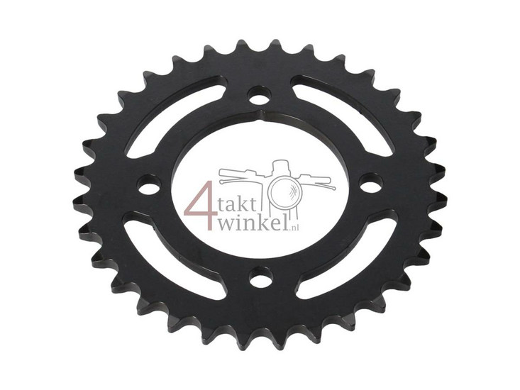 Rear sprocket Hanway RAW50, Skyteam Classic, AGM cafe racer, 32 teeth, 420 ketting