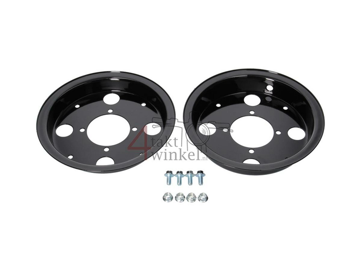 Rim Monkey 8", 4 holes, standard, 2.50, black