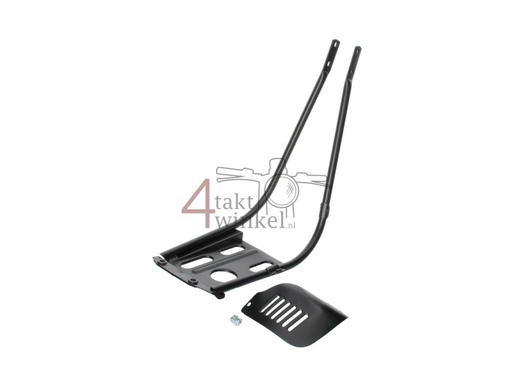 Crash bar, engine protection, black, fits CT50, CT70 trail, (ST50 Dax)