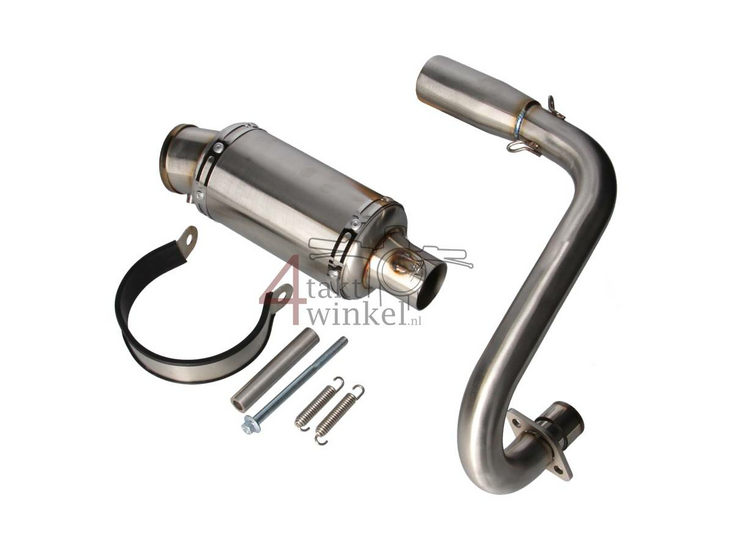 Exhaust tuning, up swept, short muffler, Fits Monkey, Gorilla