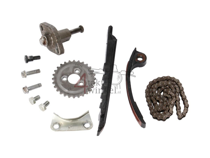 Timing set complete, with tensioners and guides, original Mash, used product