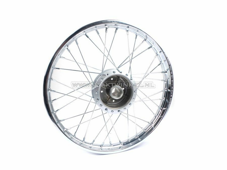 Wheel complete, rear wheel, 17" C50, CD50, Aspira